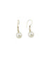 White Dangling Natural Pearl Earring