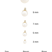 Four-Pronged Diamond Pearl Earrings