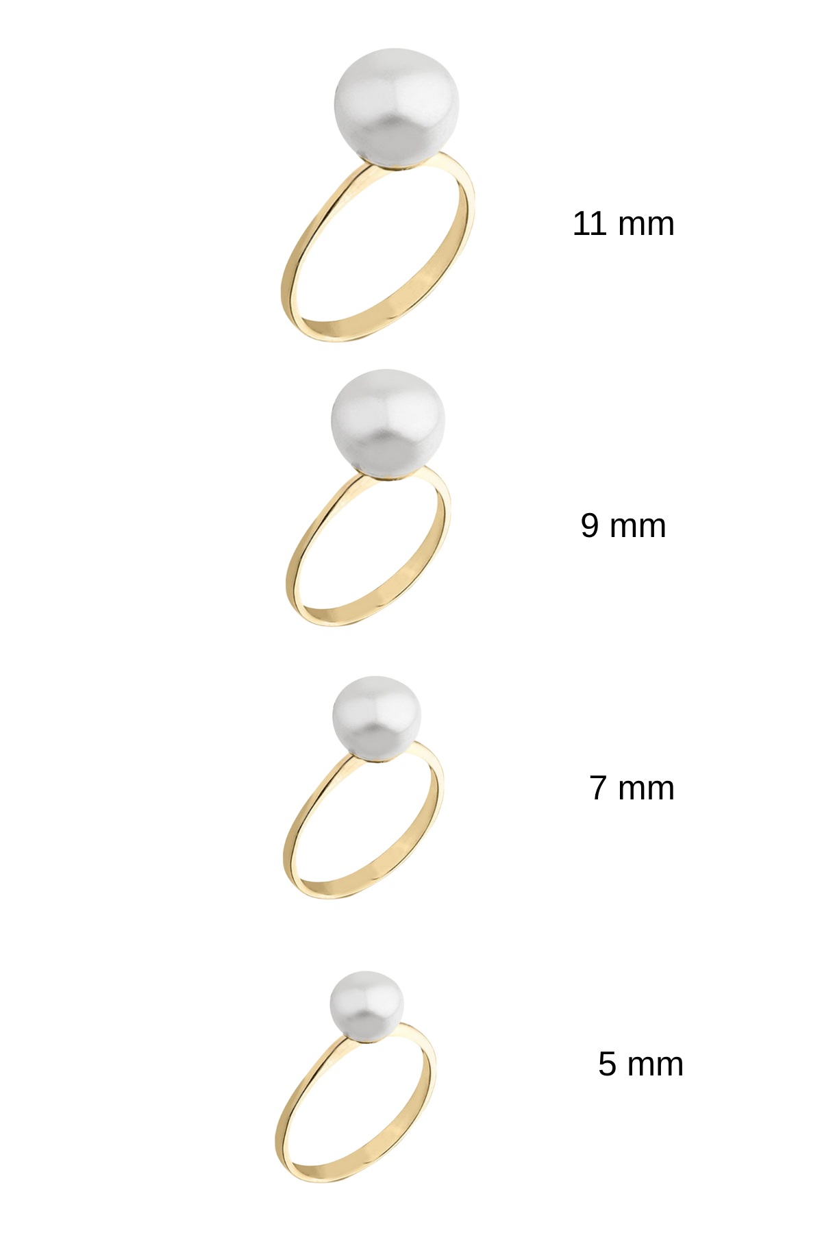 Single Natural Pearl Ring