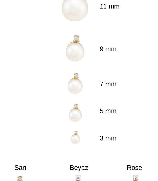 Four-Pronged Diamond Pearl Earrings