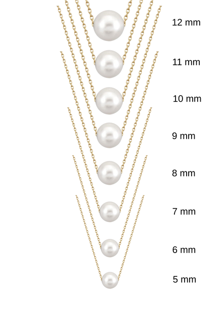 Chain Pearl Necklace