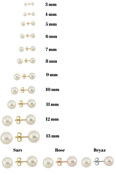 White Natural Pearl Earrings