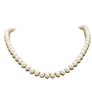 Three Strand Natural Pearl Necklace