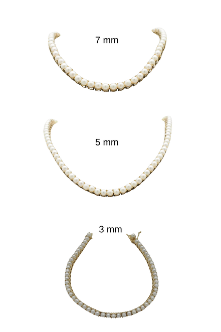 Four Toothed Natural Pearl Necklace