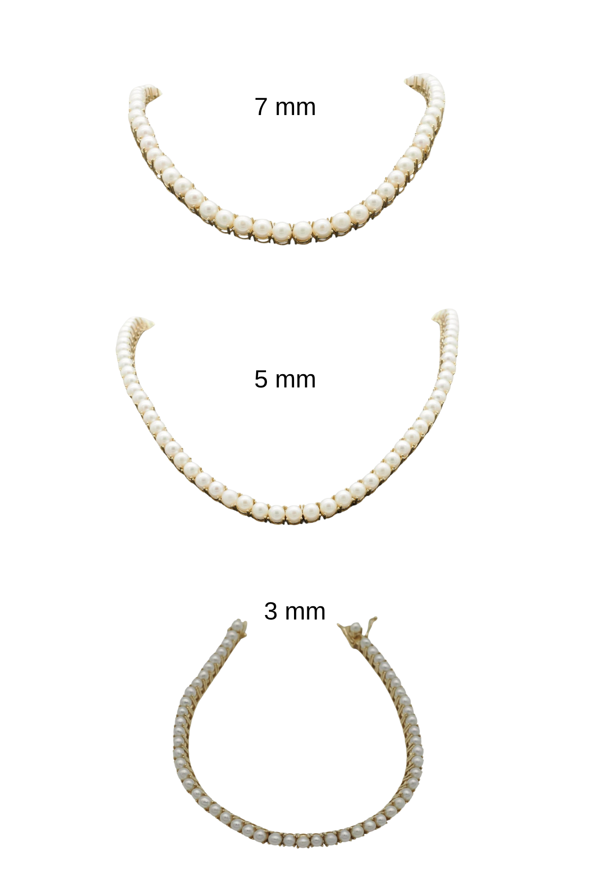 Four Toothed Natural Pearl Necklace