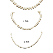 Three Strand Natural Pearl Necklace