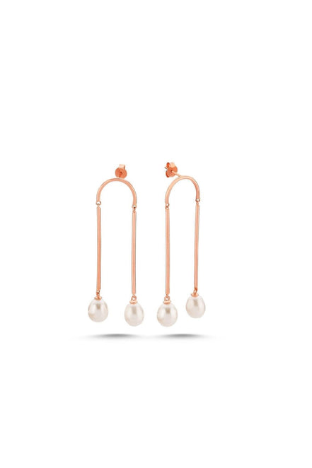 Natural Pearl Rocking Earring