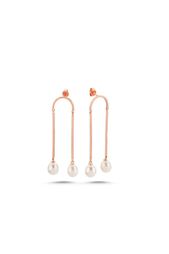 Natural Pearl Rocking Earring