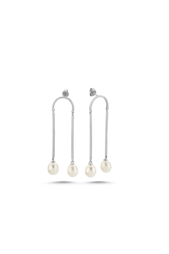 Natural Pearl Rocking Earring