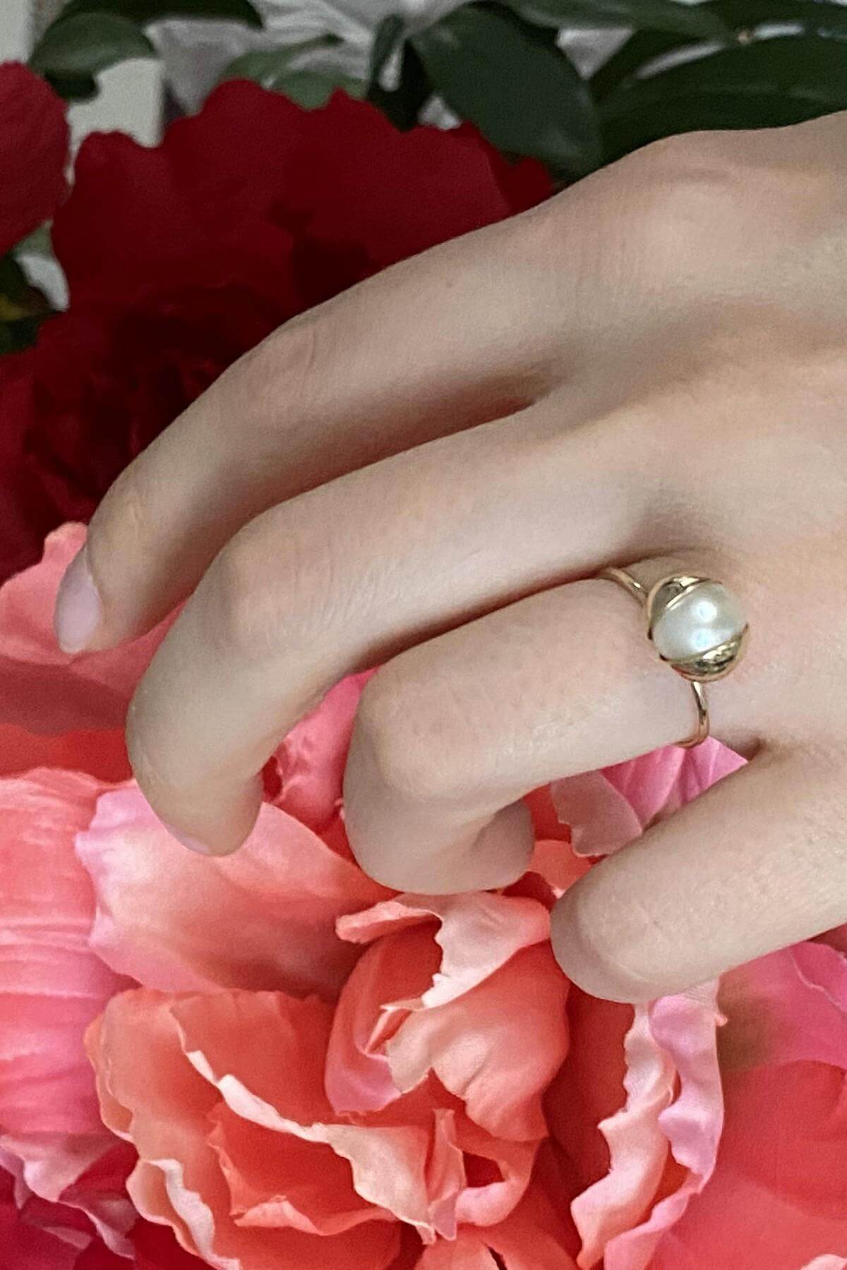 Natural Pearl Ring