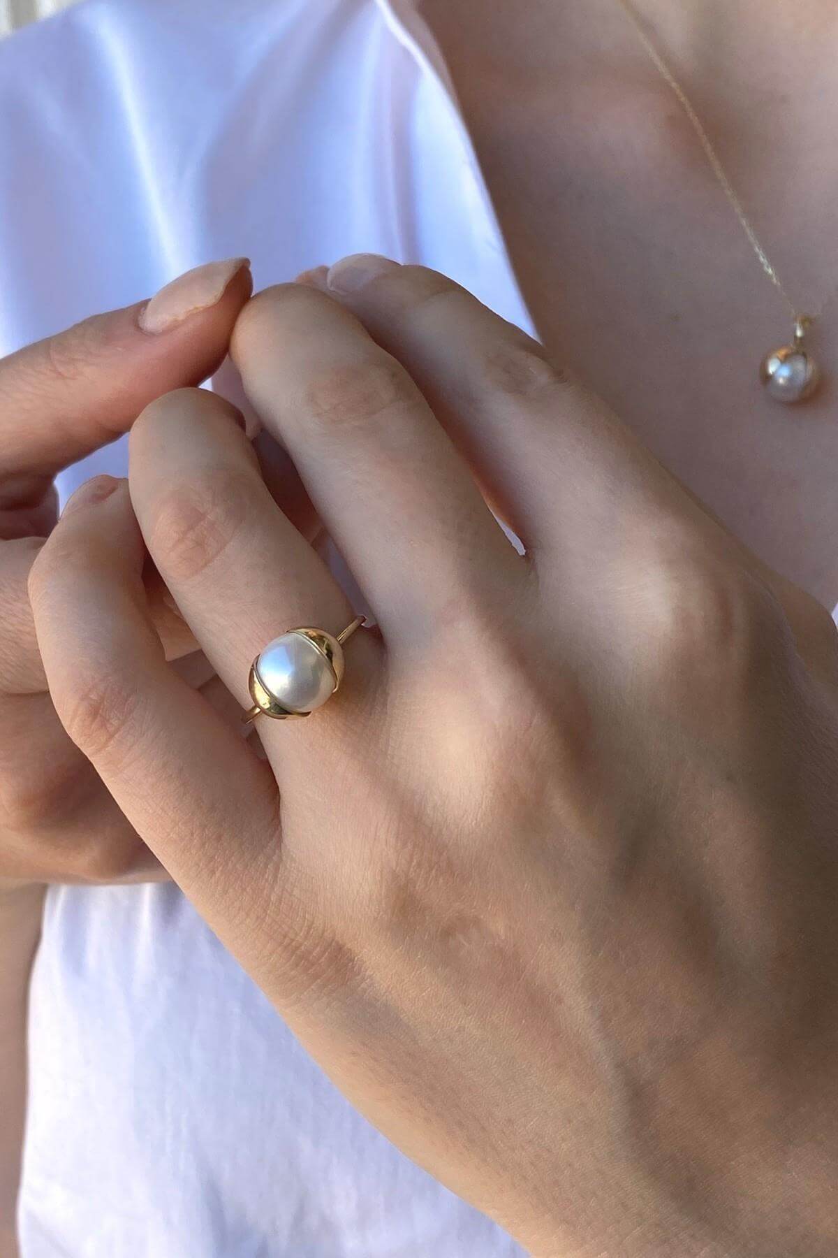 Natural Pearl Ring