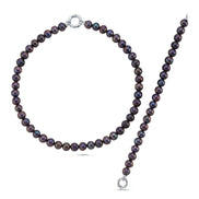 Siyah İnci Kolye Bileklik İkili Set | | Birinci1926