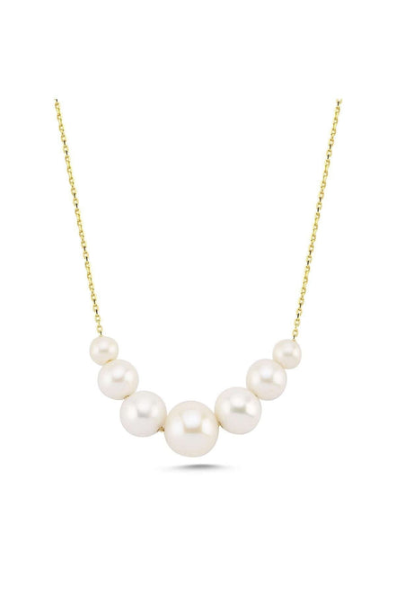 Filtration Natural Pearl Necklace Bracelet Double Set