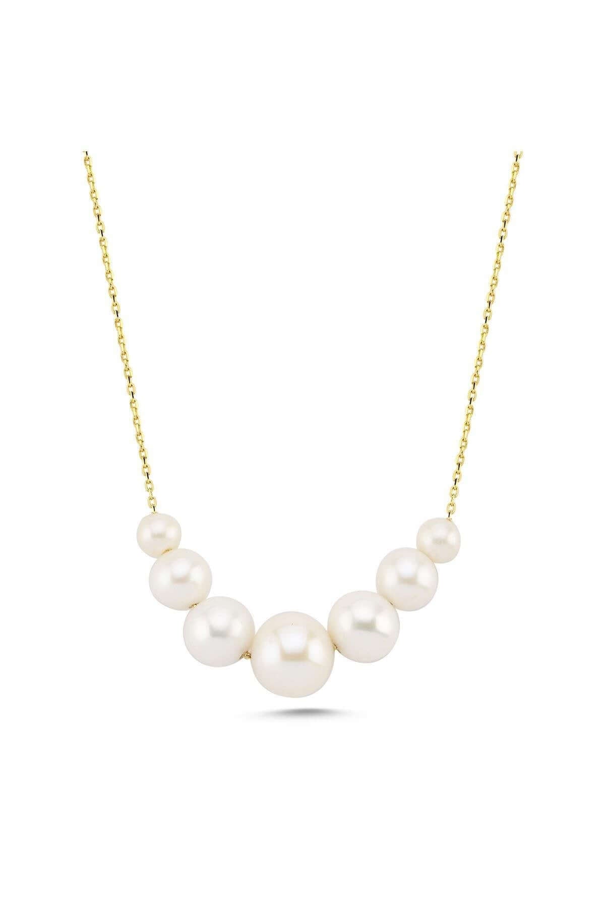 Filtration Natural Pearl Necklace Bracelet Double Set