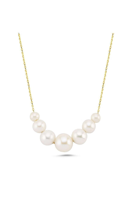 Filtration Natural Pearl Necklace Bracelet Double Set
