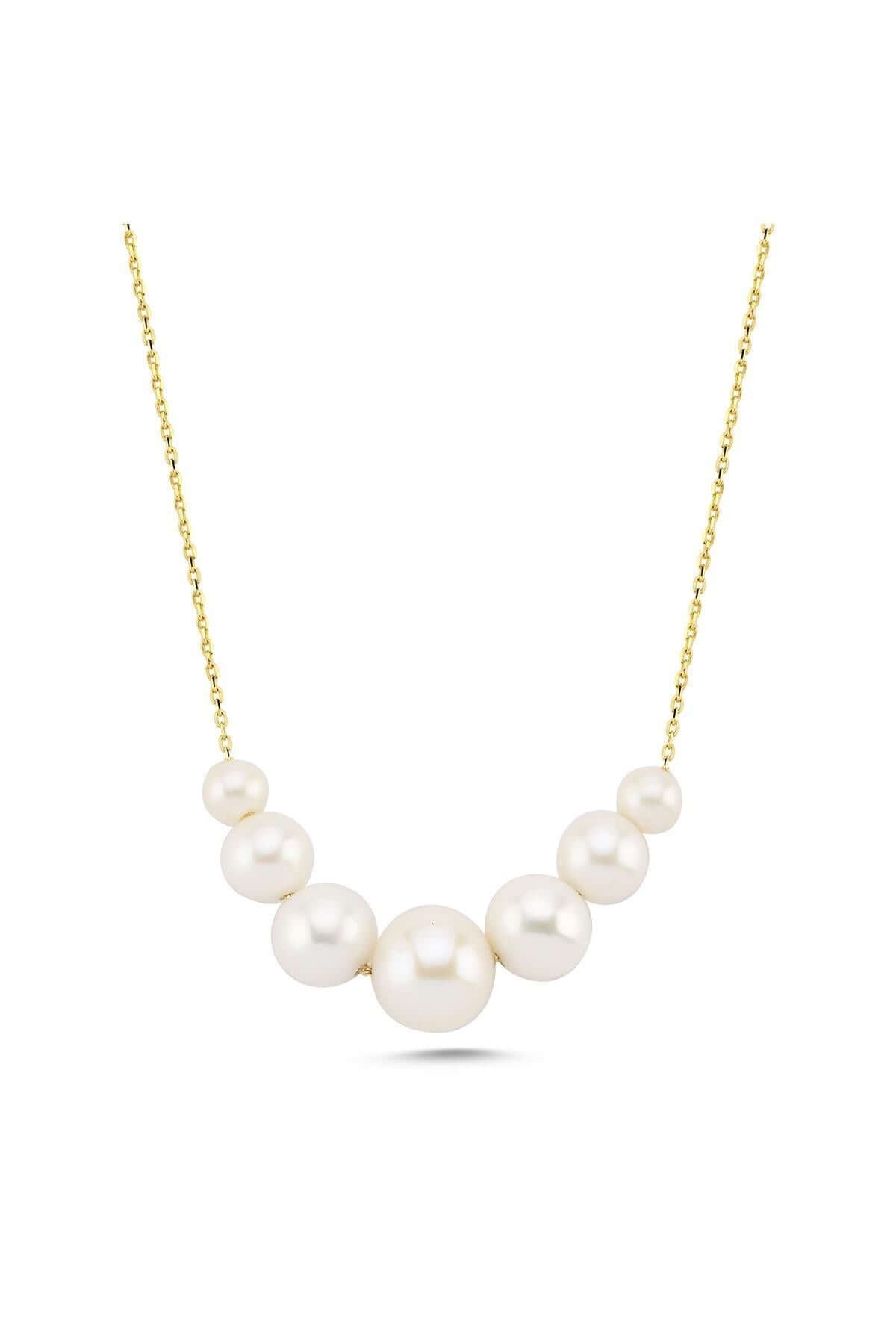 Filtration Natural Pearl Necklace Bracelet Double Set
