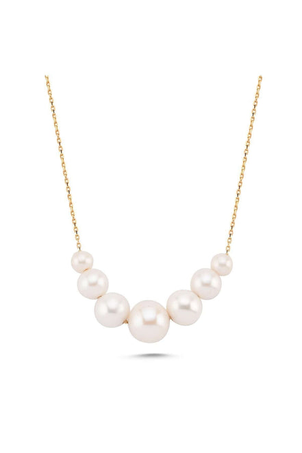 Filtration Natural Pearl Necklace Bracelet Double Set