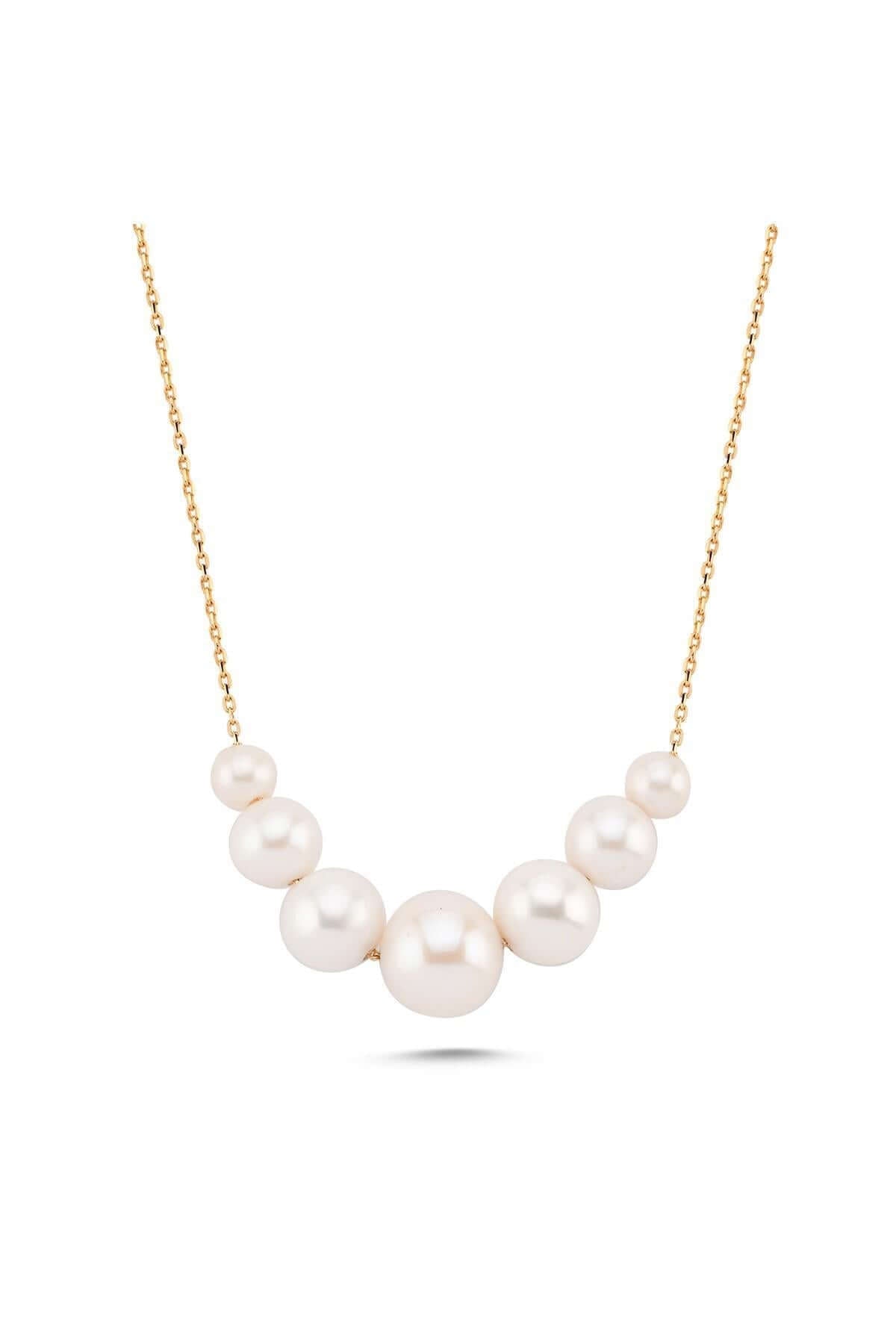 Filtration Natural Pearl Necklace Bracelet Double Set