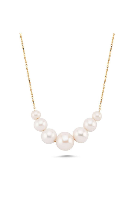 Filtration Natural Pearl Necklace Bracelet Double Set