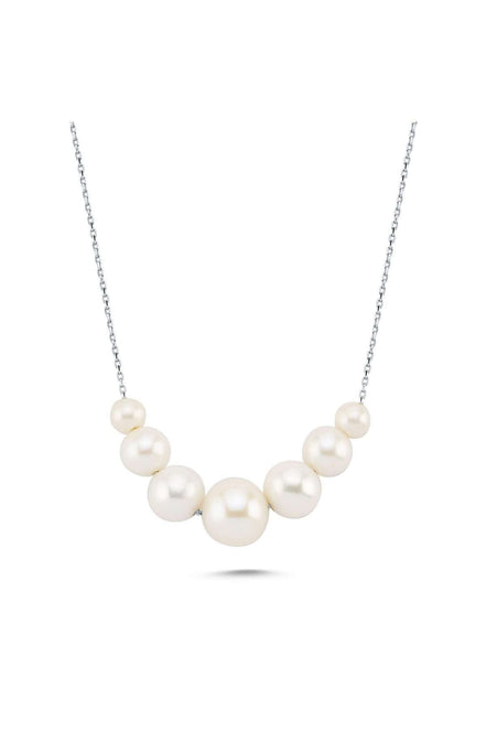 Filtration Natural Pearl Necklace Bracelet Double Set