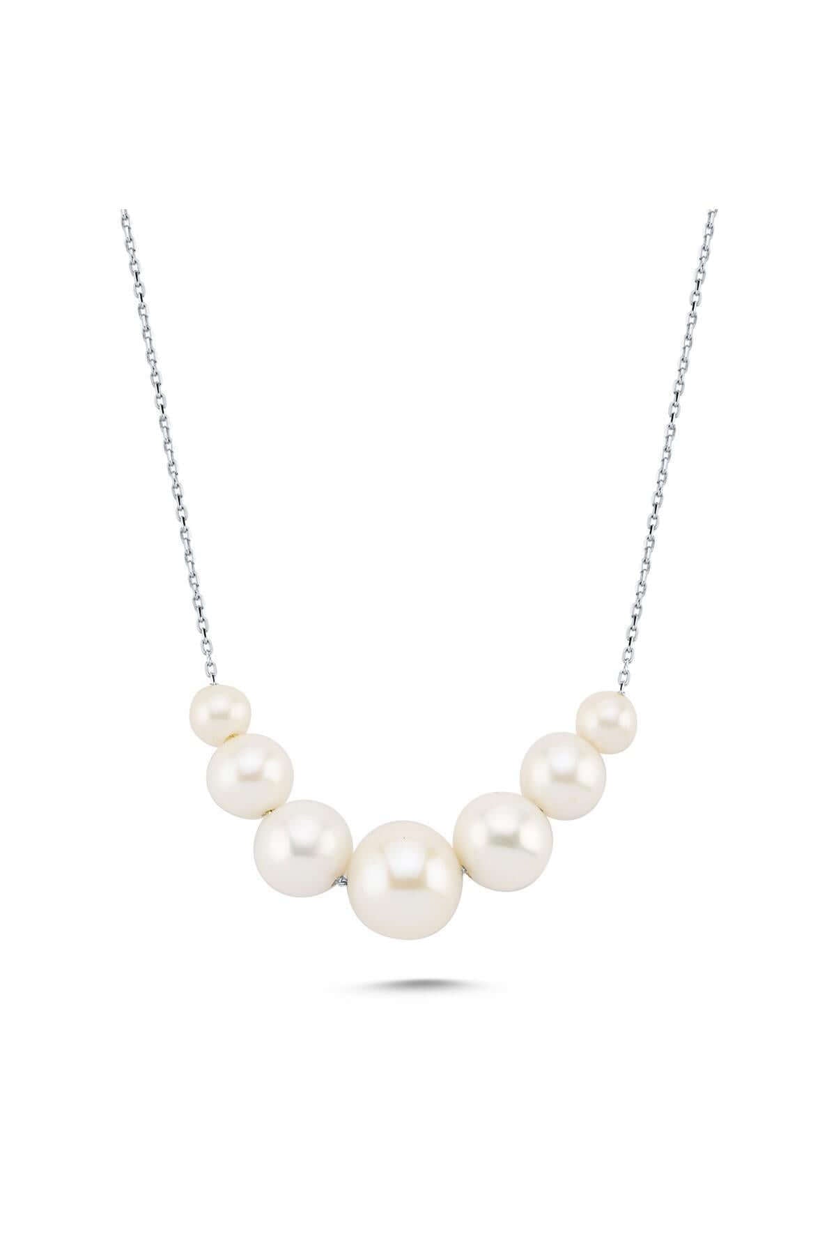 Filtration Natural Pearl Necklace Bracelet Double Set