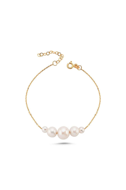 Filtration Natural Pearl Necklace Bracelet Double Set
