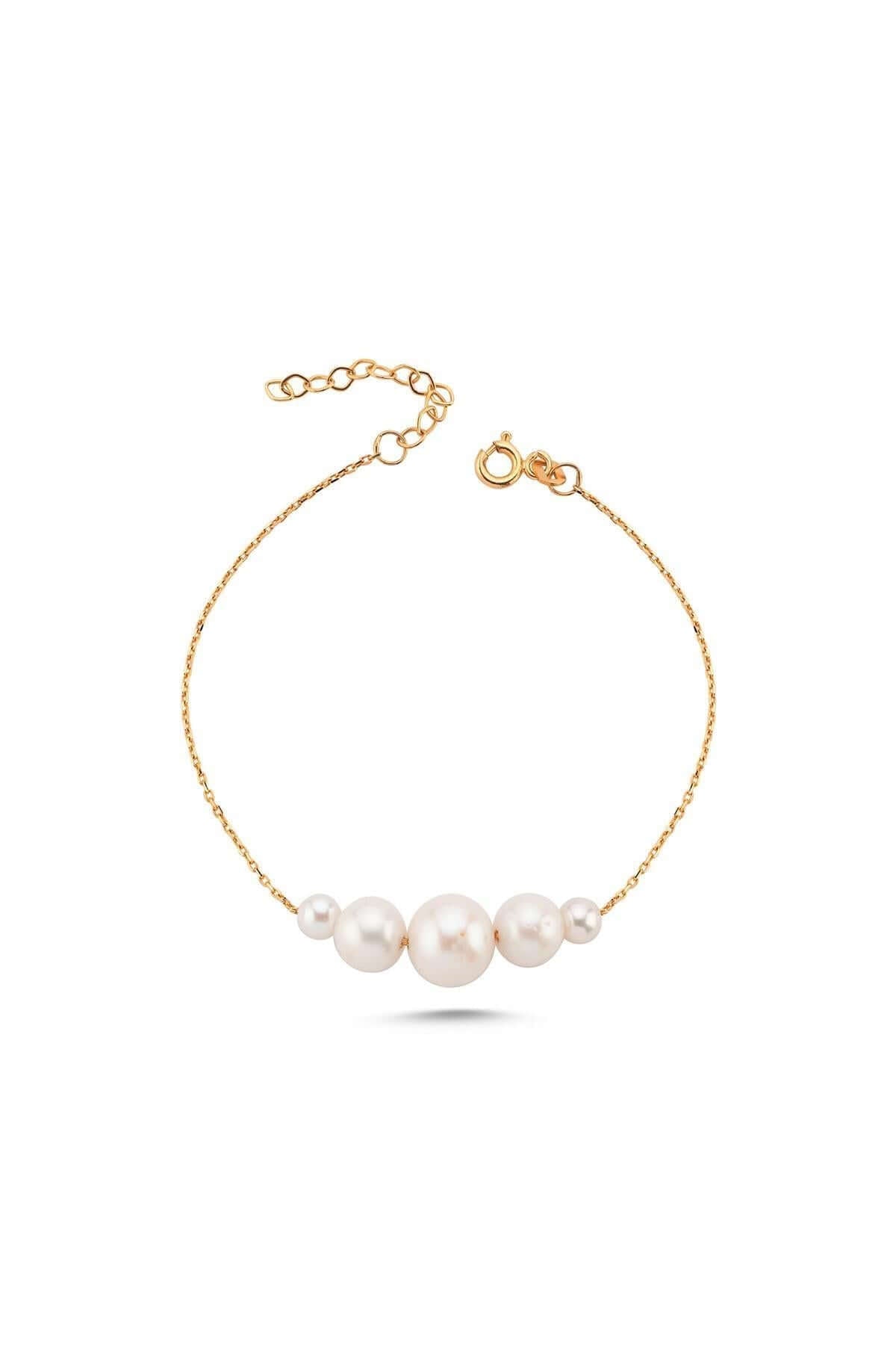 Filtration Natural Pearl Necklace Bracelet Double Set