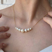 Filtration Natural Pearl Necklace