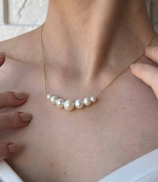 Filtration Natural Pearl Necklace