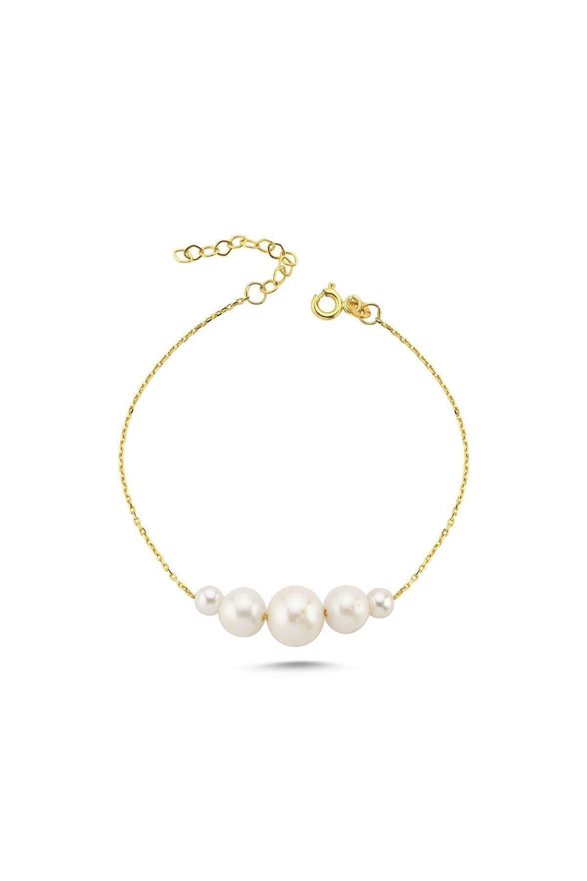 Filtration Natural Pearl Necklace Bracelet Double Set