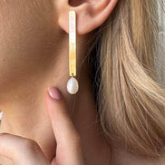 Fresh Water Natural Pearl Earring