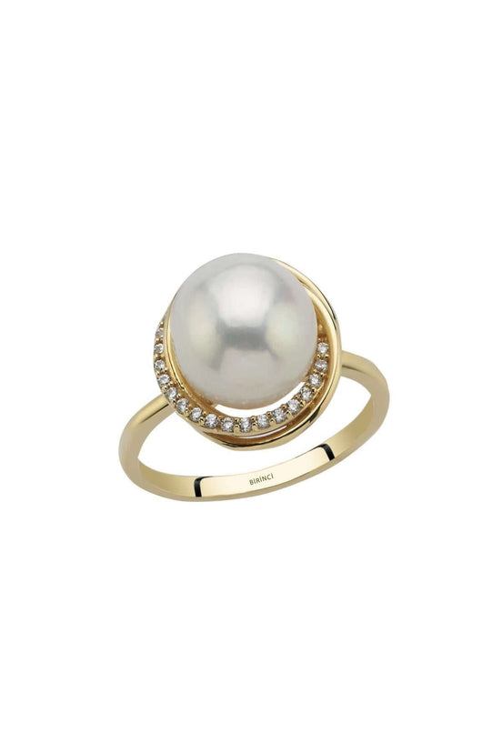 Zirkon Taşlı Doğal İnci Yüzük | | Birinci1926
