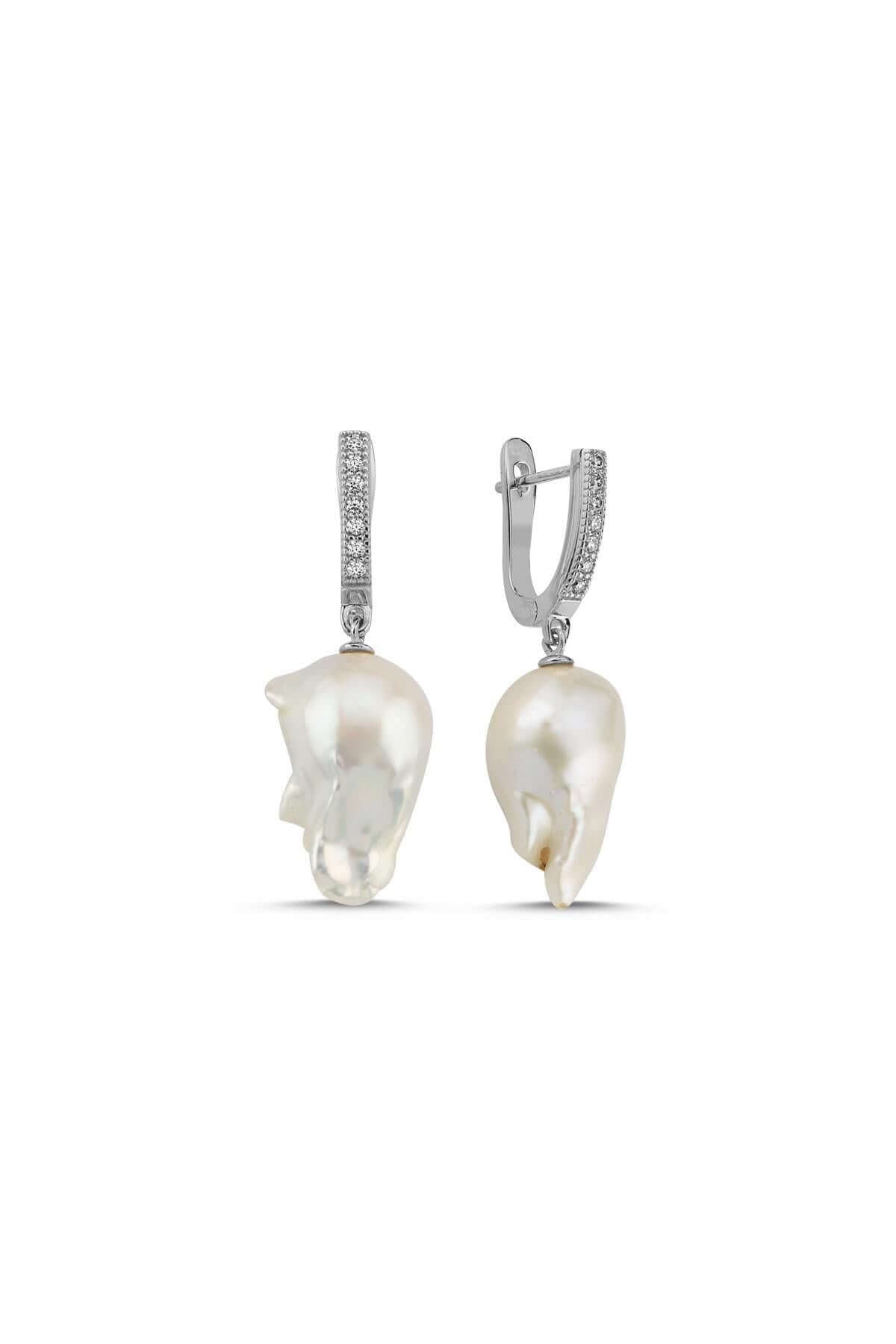 Baroque Natural Pearl Earring