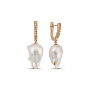 Baroque Natural Pearl Earring