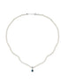 Crispy Natural Pearl Nazar Boncuklu Necklace
