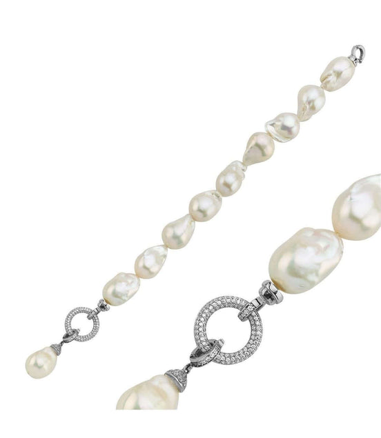 Halka Kilitli Barok Doğal İnci Bileklik | | Birinci1926