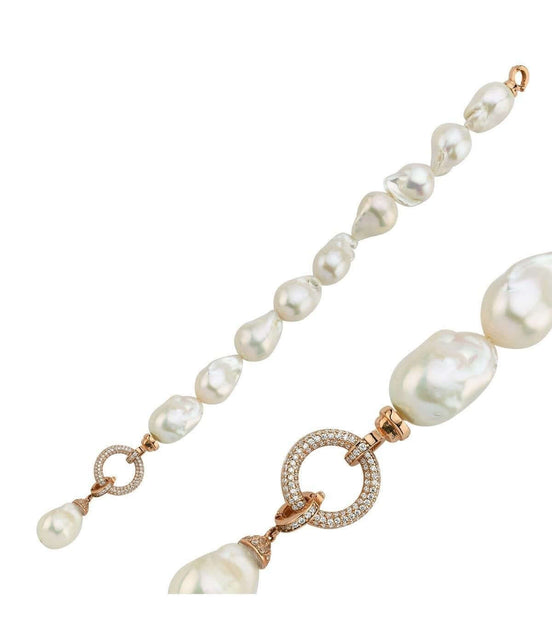 Halka Kilitli Barok Doğal İnci Bileklik | | Birinci1926