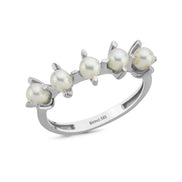 Badem Tırnak Beş Doğal İncili Yüzük | | Birinci1926