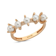 Badem Tırnak Beş Doğal İncili Yüzük | | Birinci1926