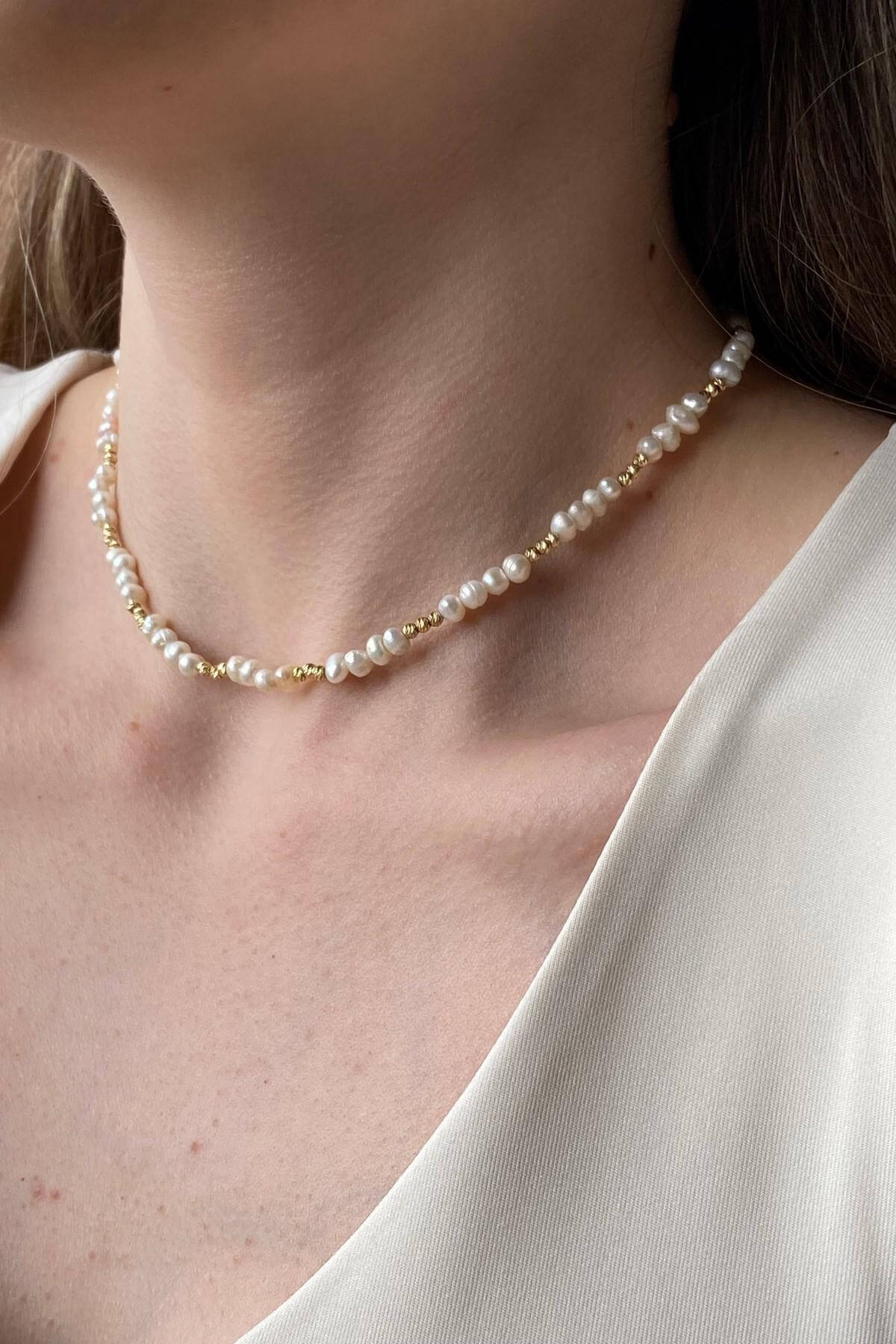 Dorika Ball Crispy Natural Pearl Necklace