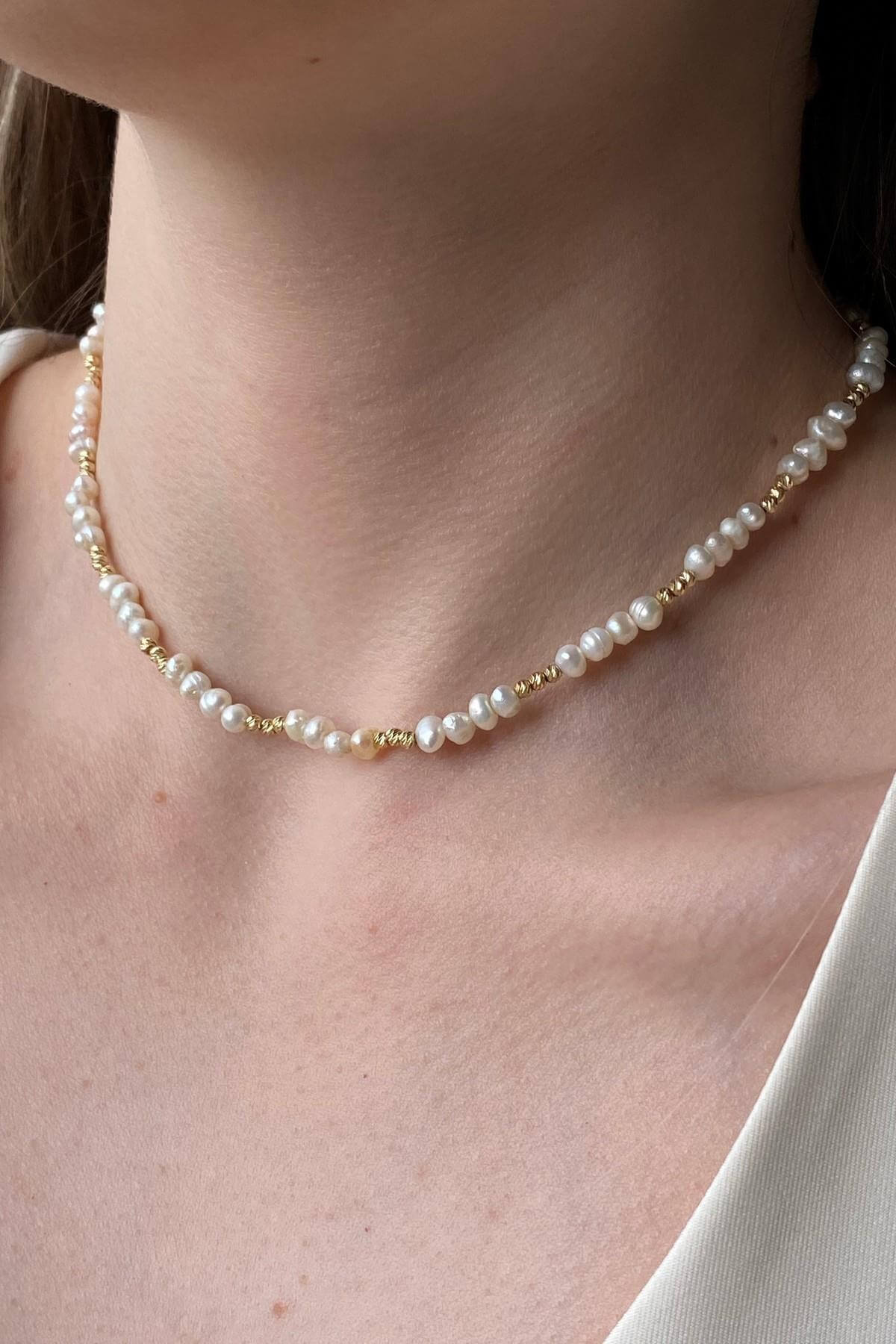 Dorika Ball Crispy Natural Pearl Necklace
