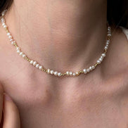 Dorika Ball Crispy Natural Pearl Necklace