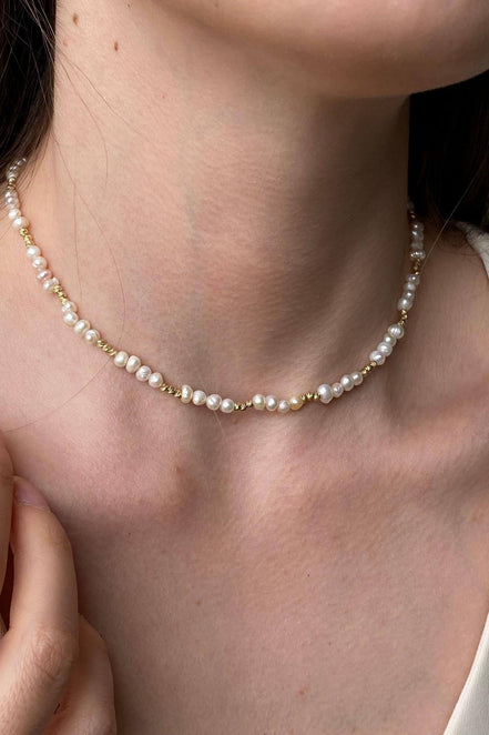 Dorika Ball Crispy Natural Pearl Necklace