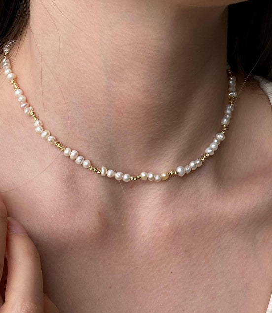 Dorika Ball Crispy Natural Pearl Necklace