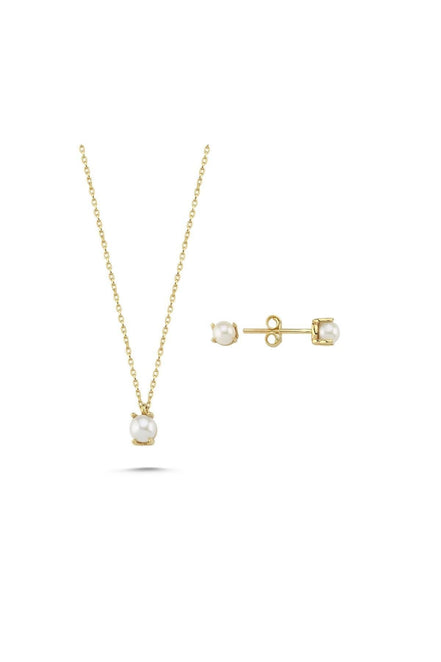 İncili Küpe Kolye İkili Set | | Birinci1926