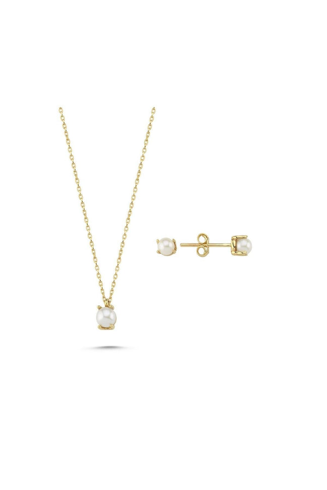 İncili Küpe Kolye İkili Set | | Birinci1926