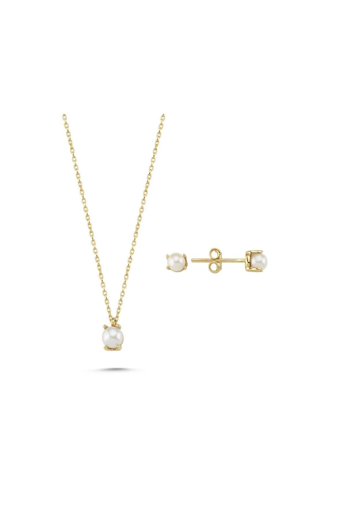 İncili Küpe Kolye İkili Set | | Birinci1926