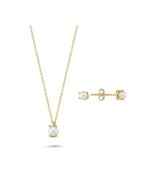 İncili Küpe Kolye İkili Set | | Birinci1926