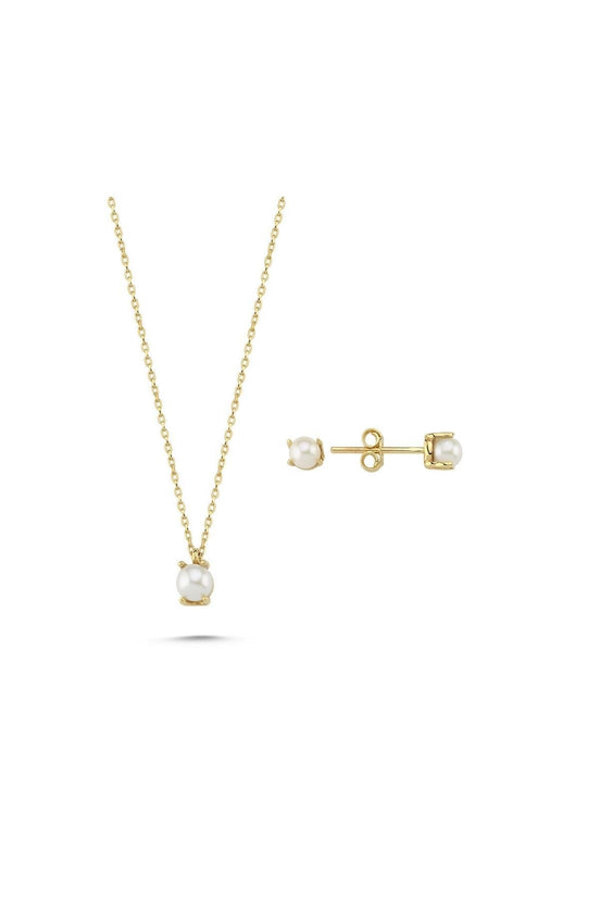 İncili Küpe Kolye İkili Set | | Birinci1926