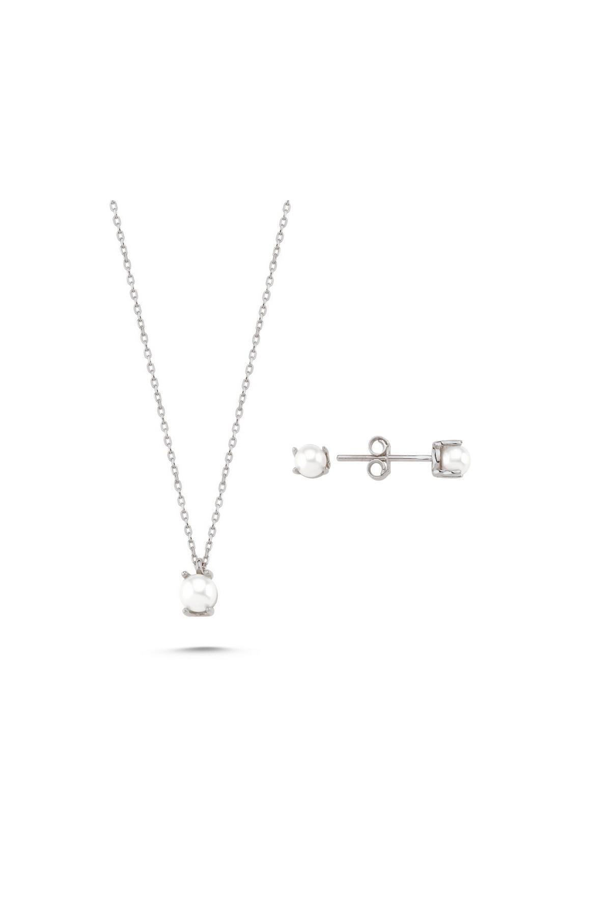 İncili Küpe Kolye İkili Set | | Birinci1926